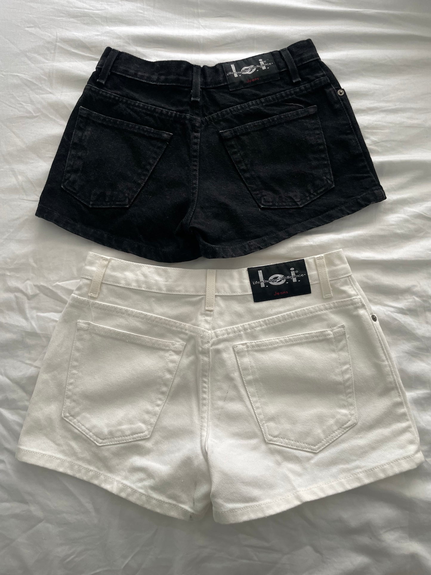 Black LEI shorts