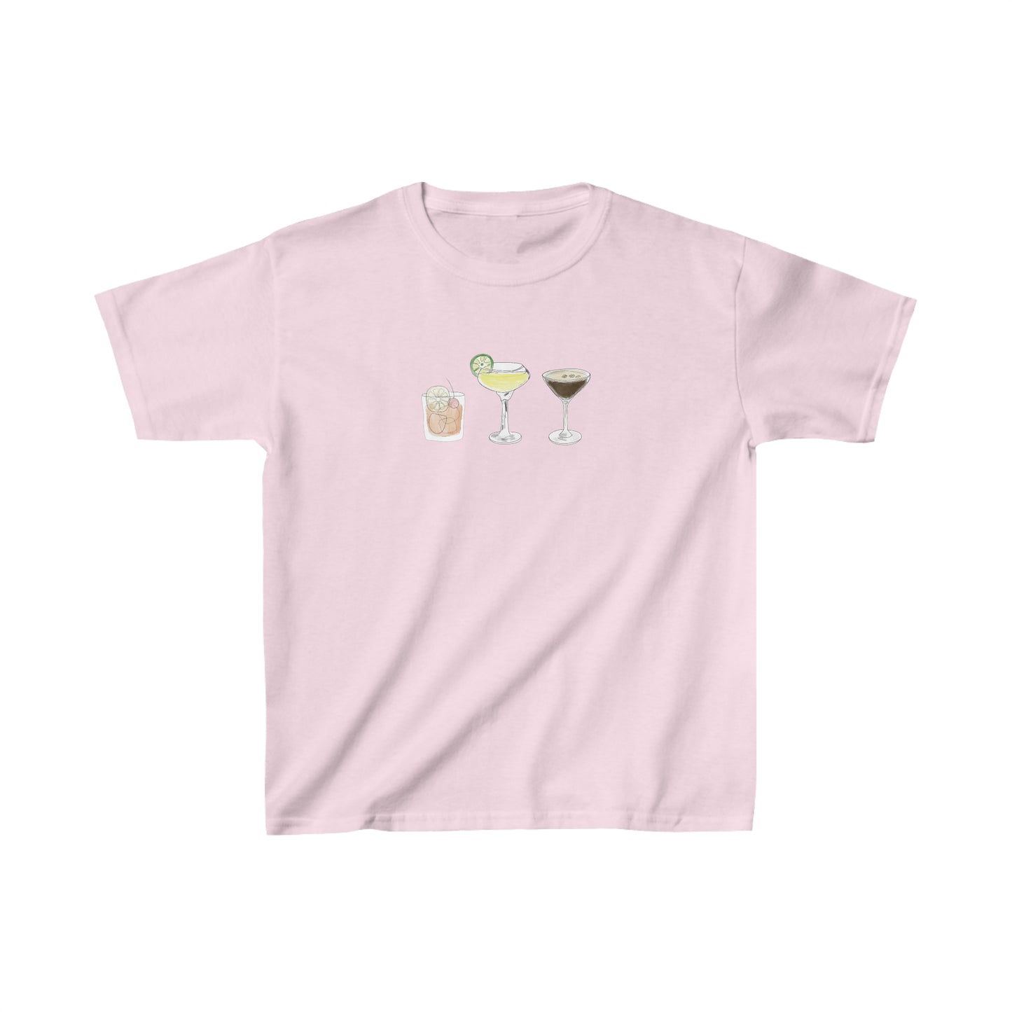 Cocktails Please! Boxy Fit Baby Tee