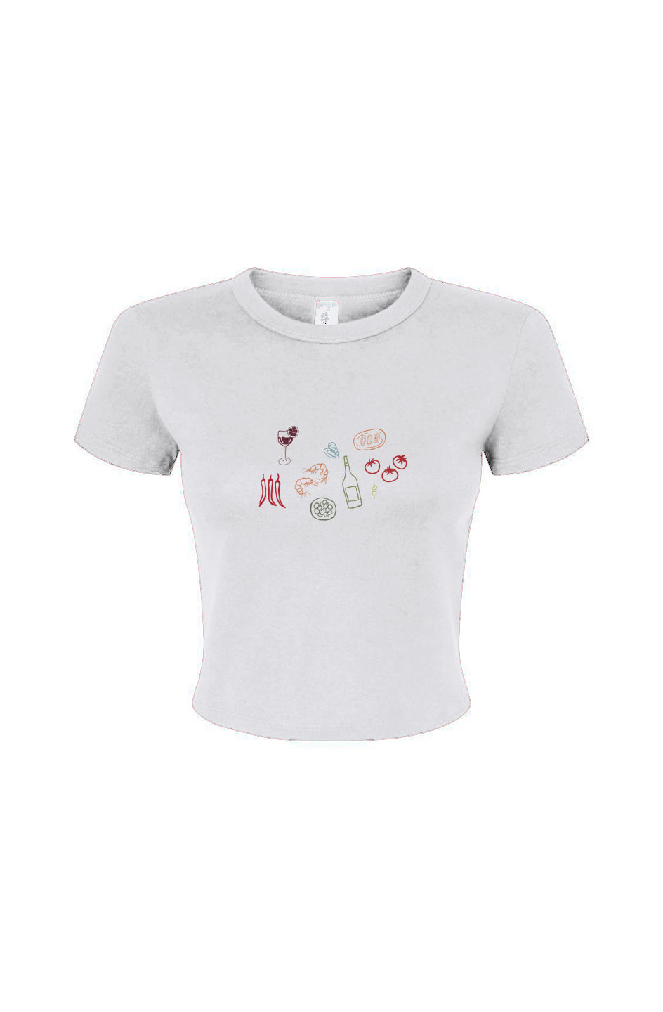 Dinner Party Fitted Baby Tee