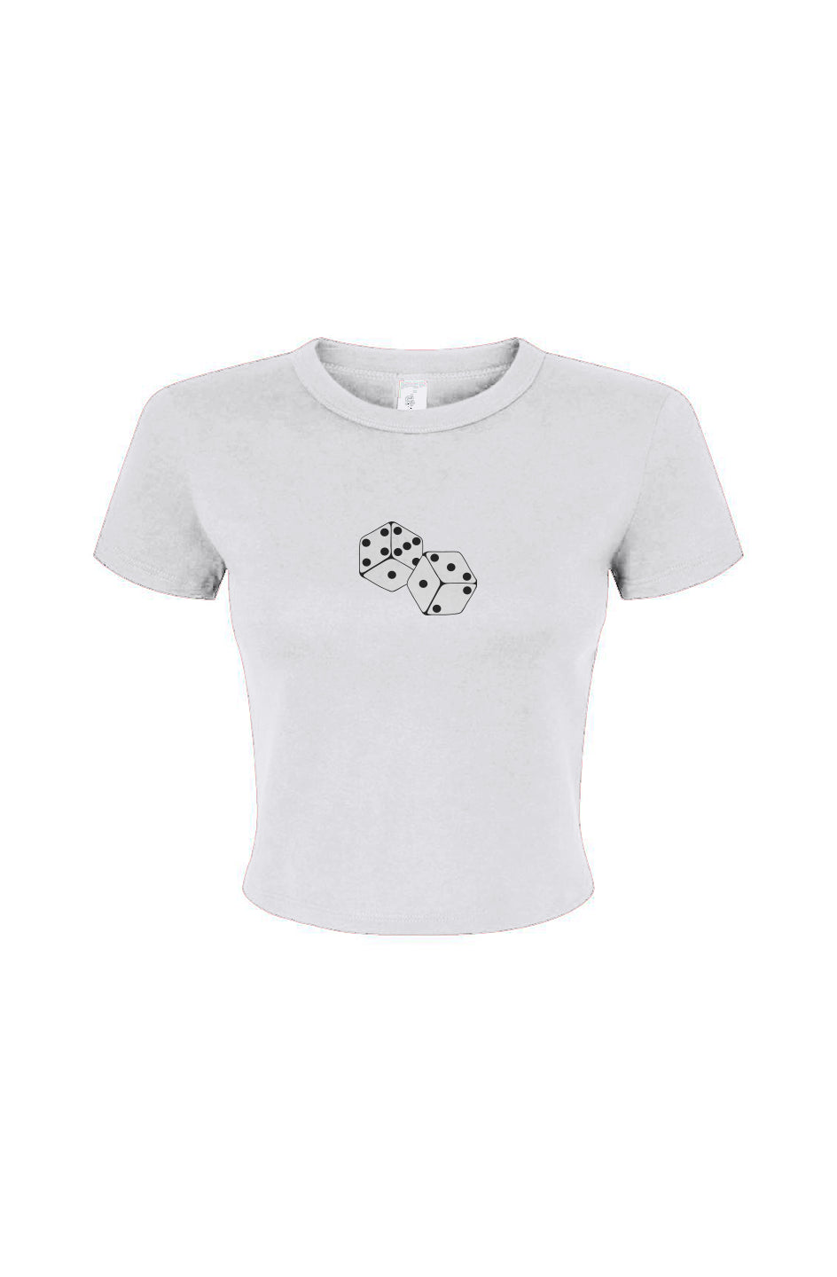Dice Fitted Baby Tee