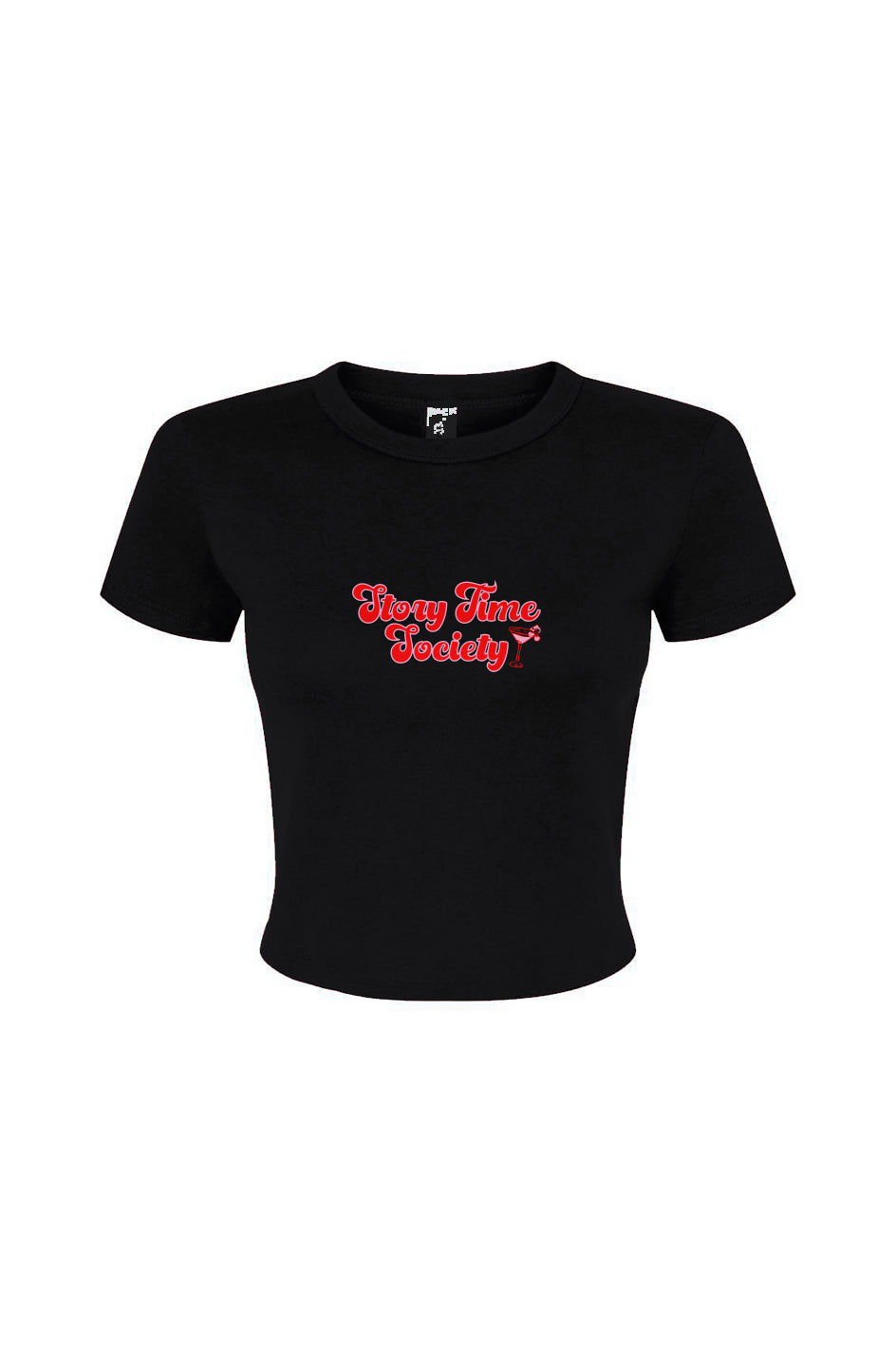 Kiss Me on the Back - story time society baby tee