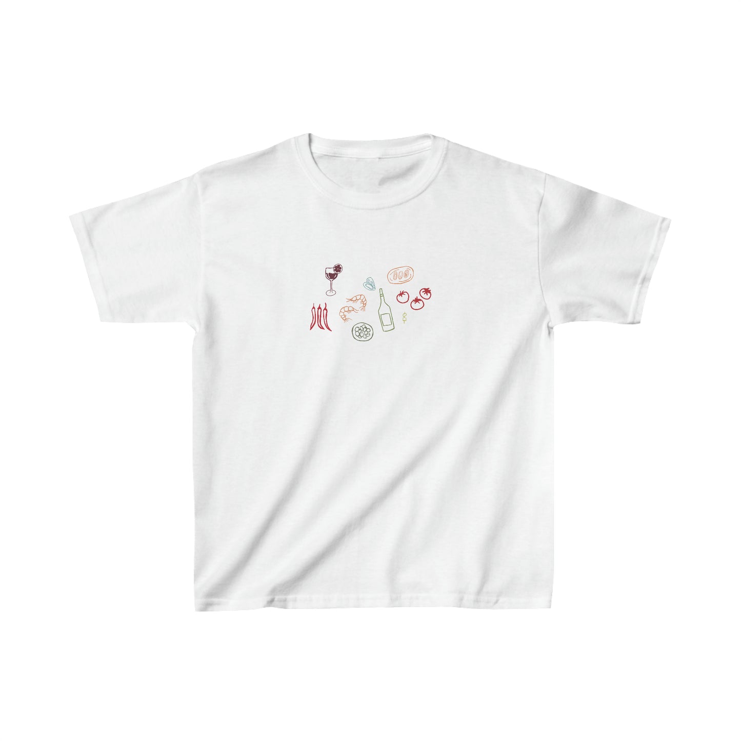 Dinner Party Boxy Fit Baby Tee