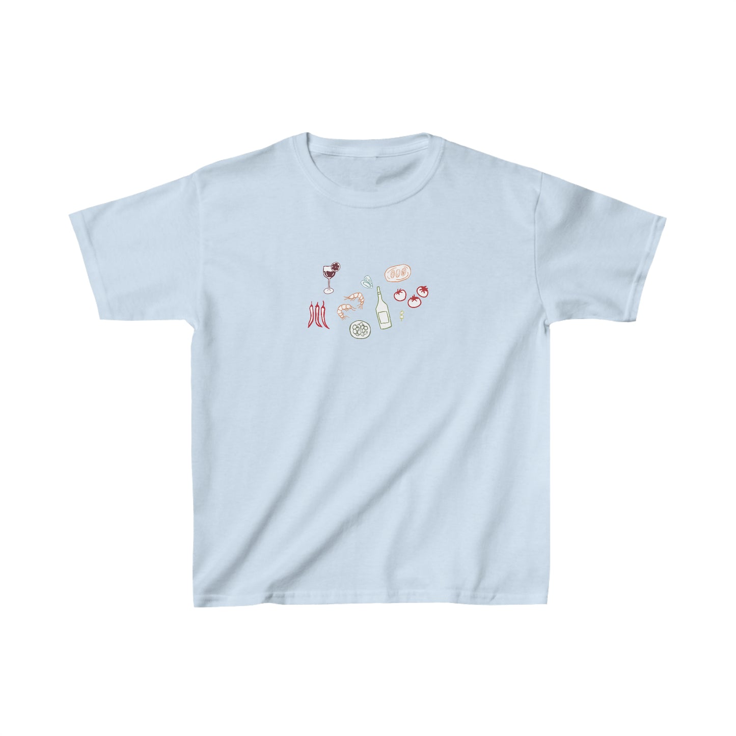 Dinner Party Boxy Fit Baby Tee