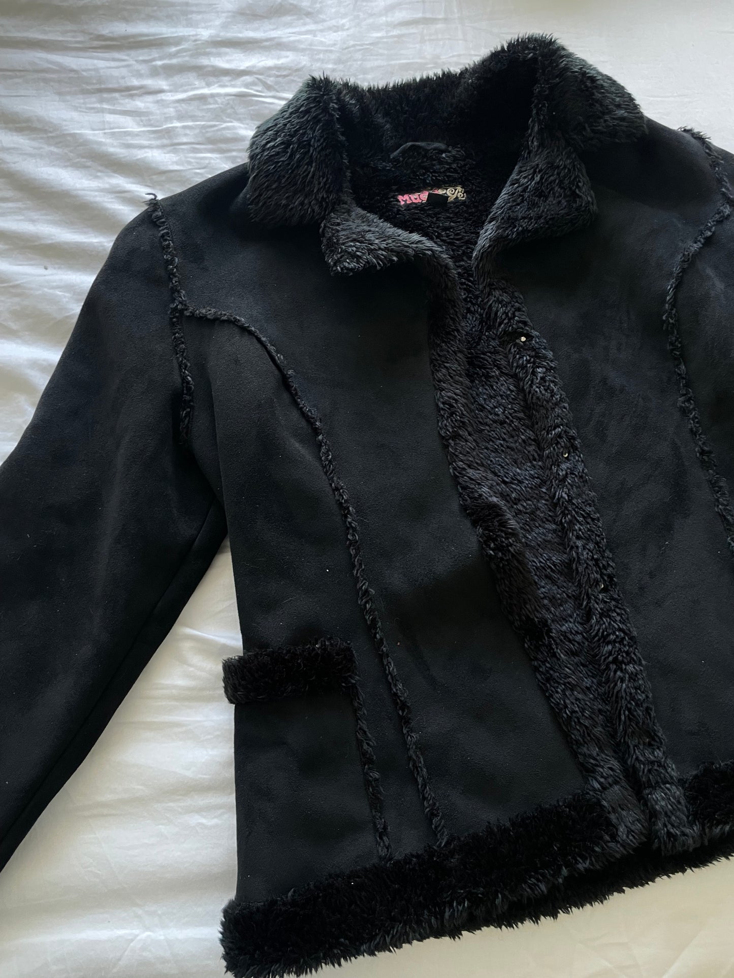 Y2k Mudd fur jacket