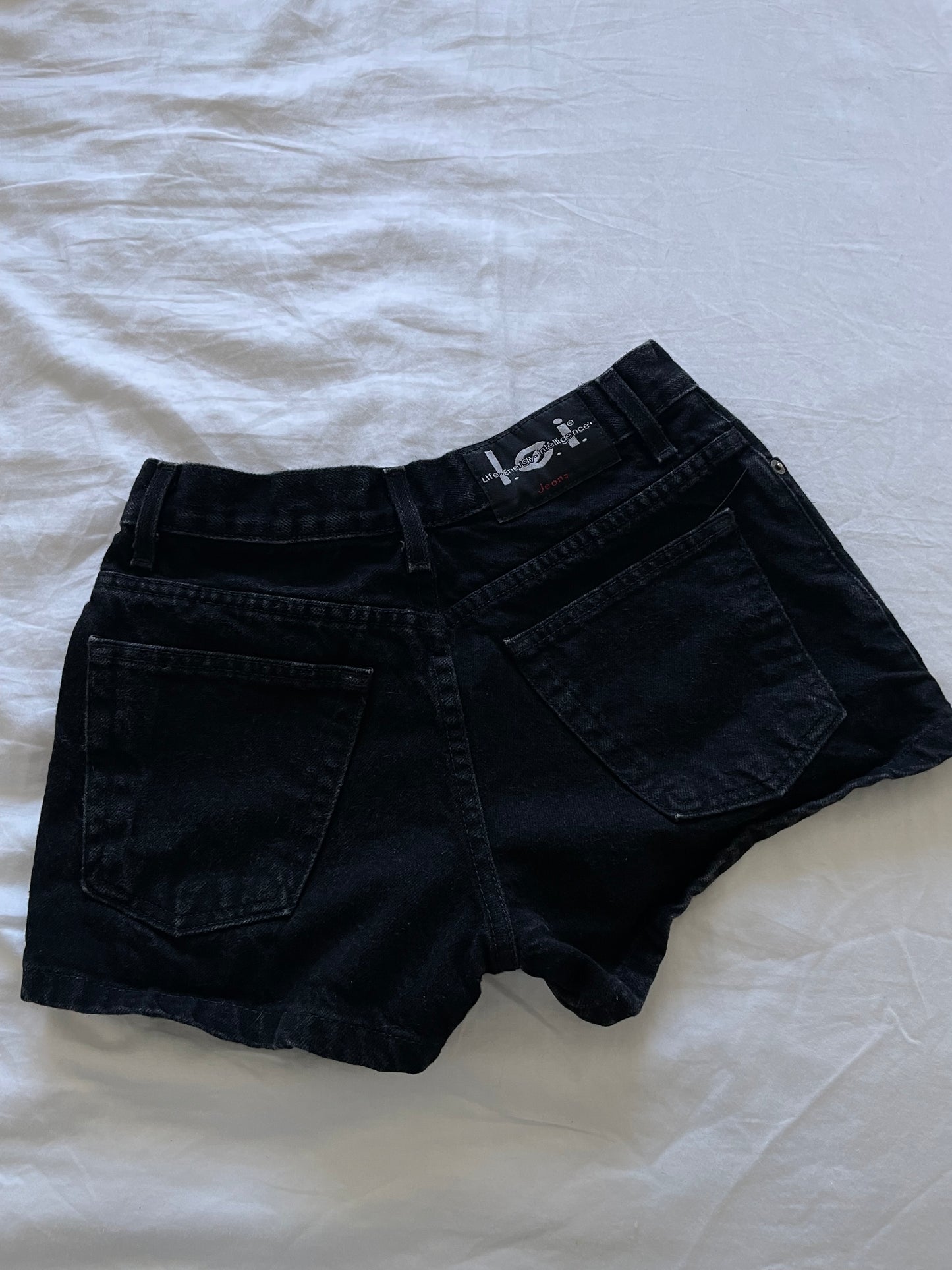 Black LEI shorts