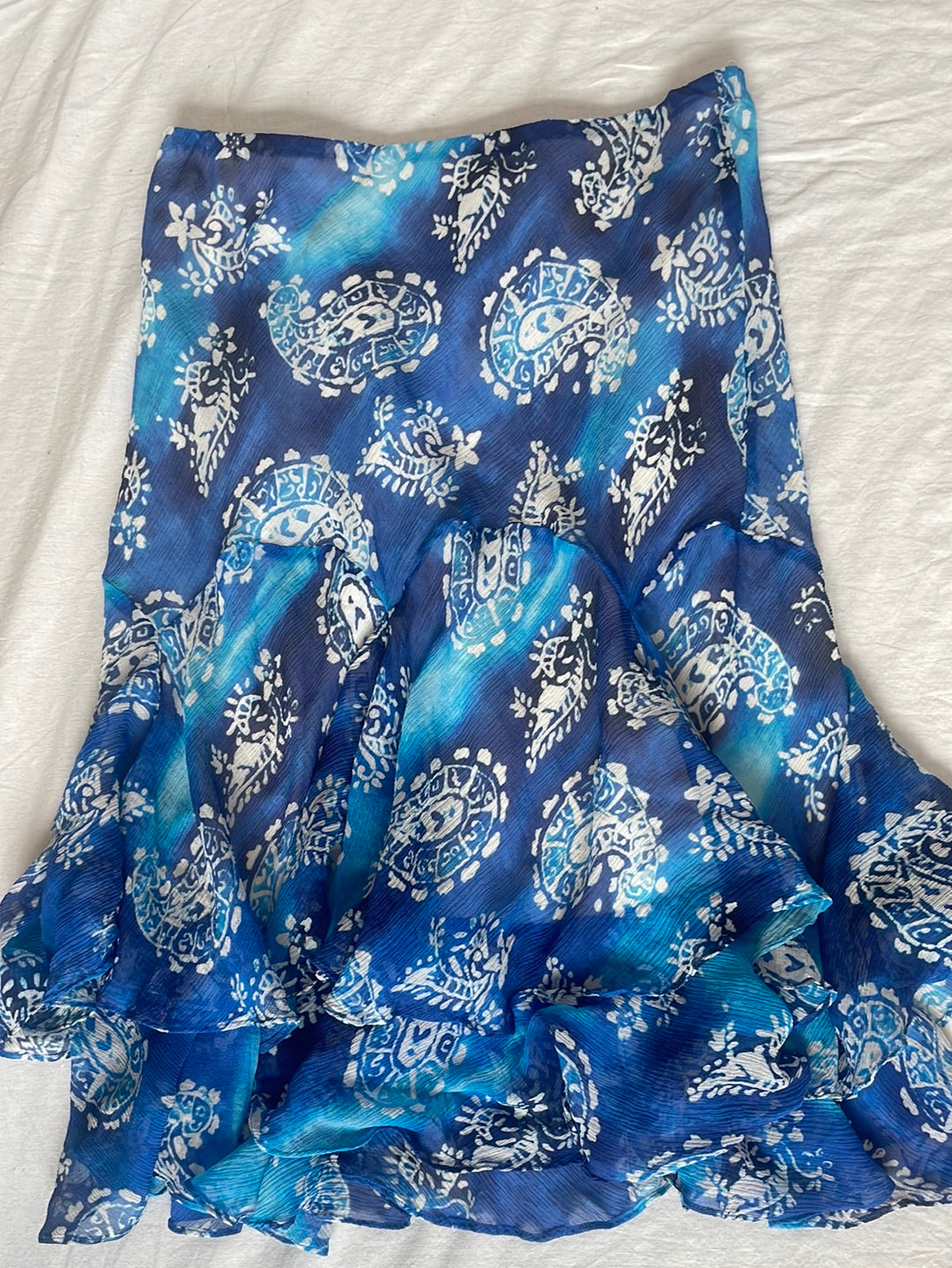 RL paisley midi skirt