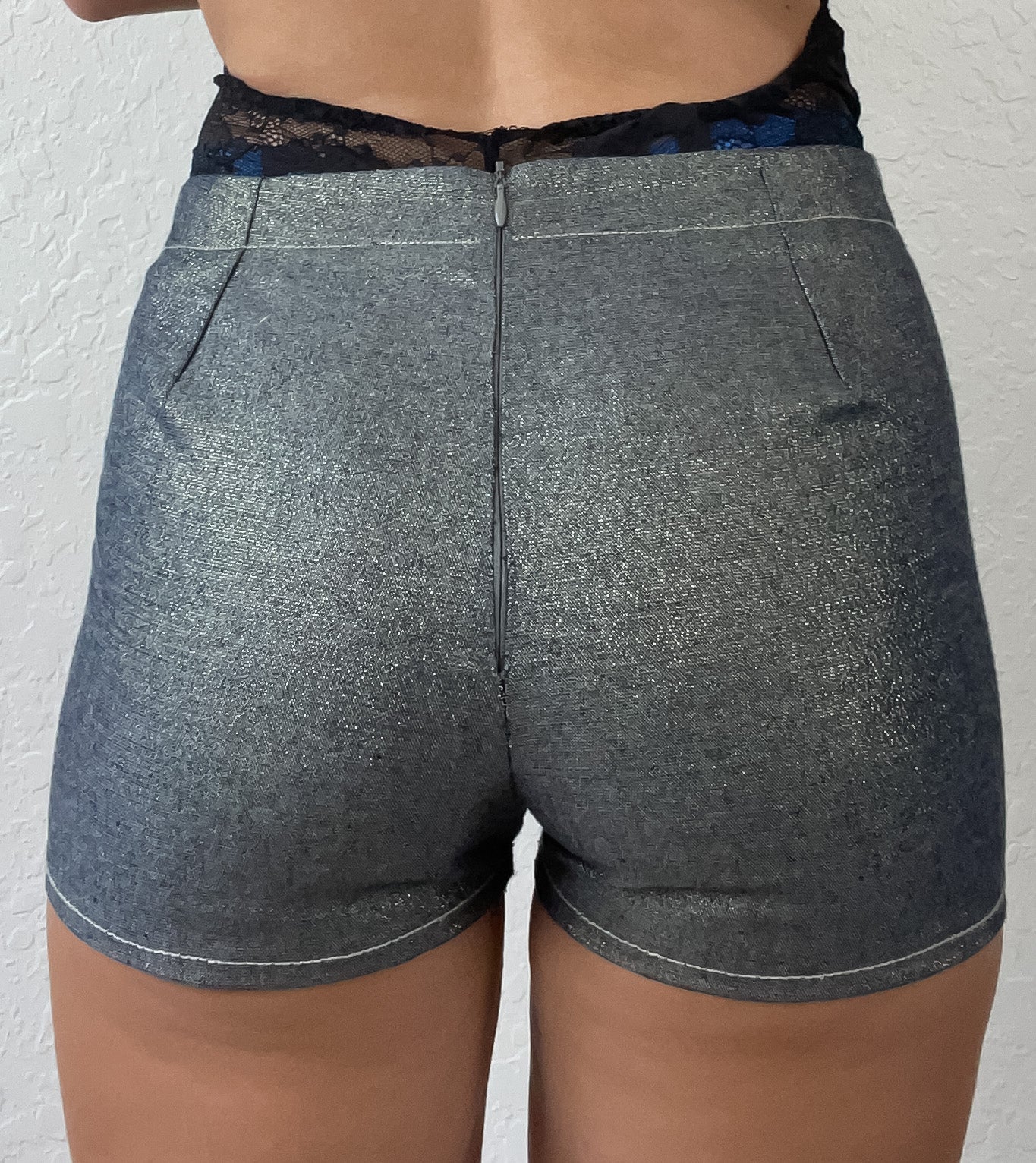 Vintage sparkly micro shorts
