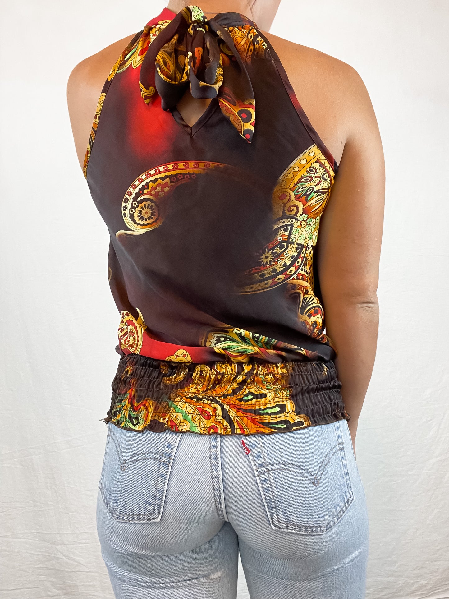 90s high neck top
