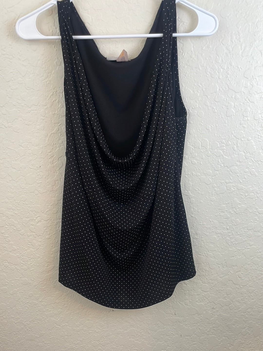 Y2k cowl neck slinky top