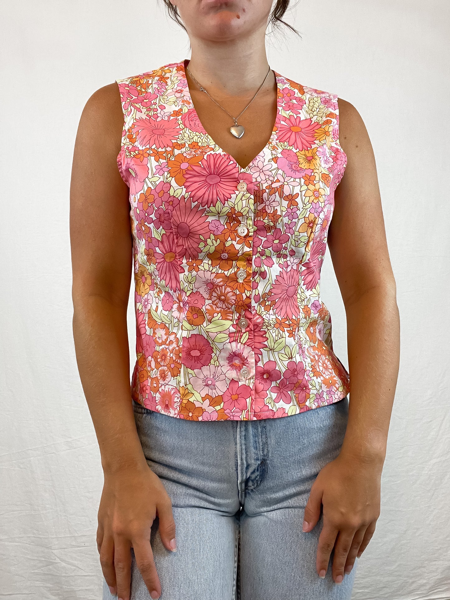 90s Flower top