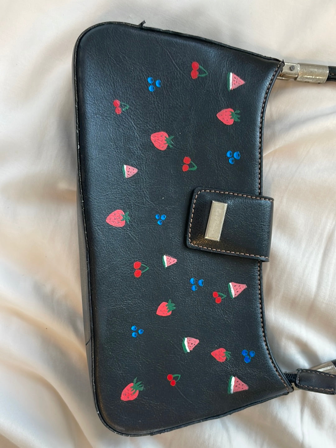 Handpainted fruit purse