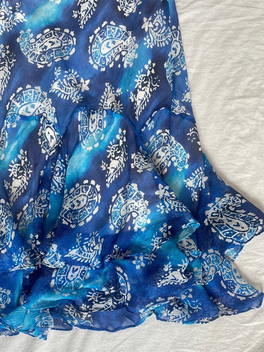RL paisley midi skirt
