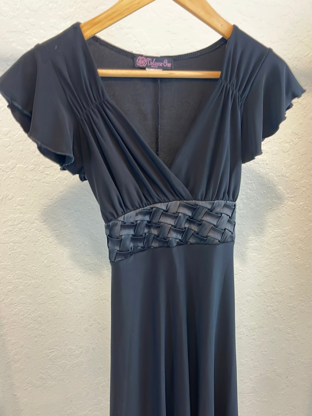 Y2k black asymmetrical dress
