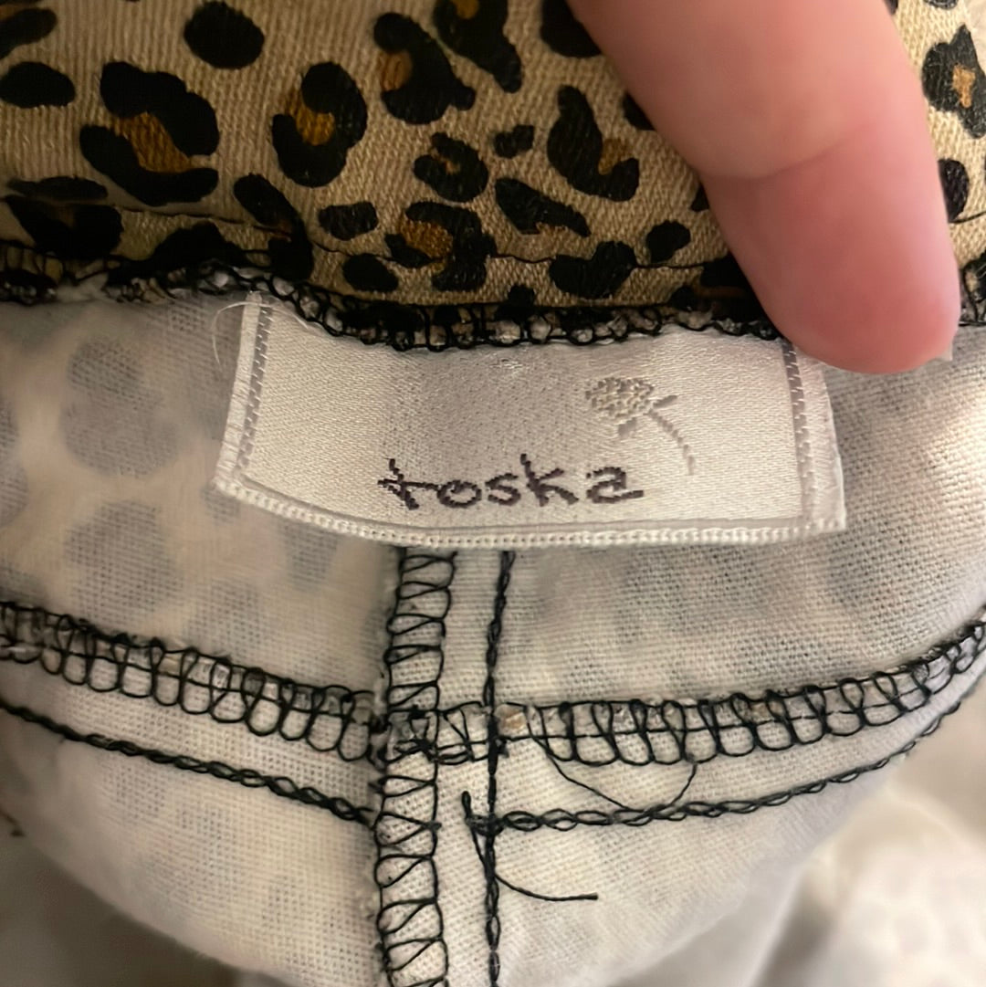 Cheetah flare pants