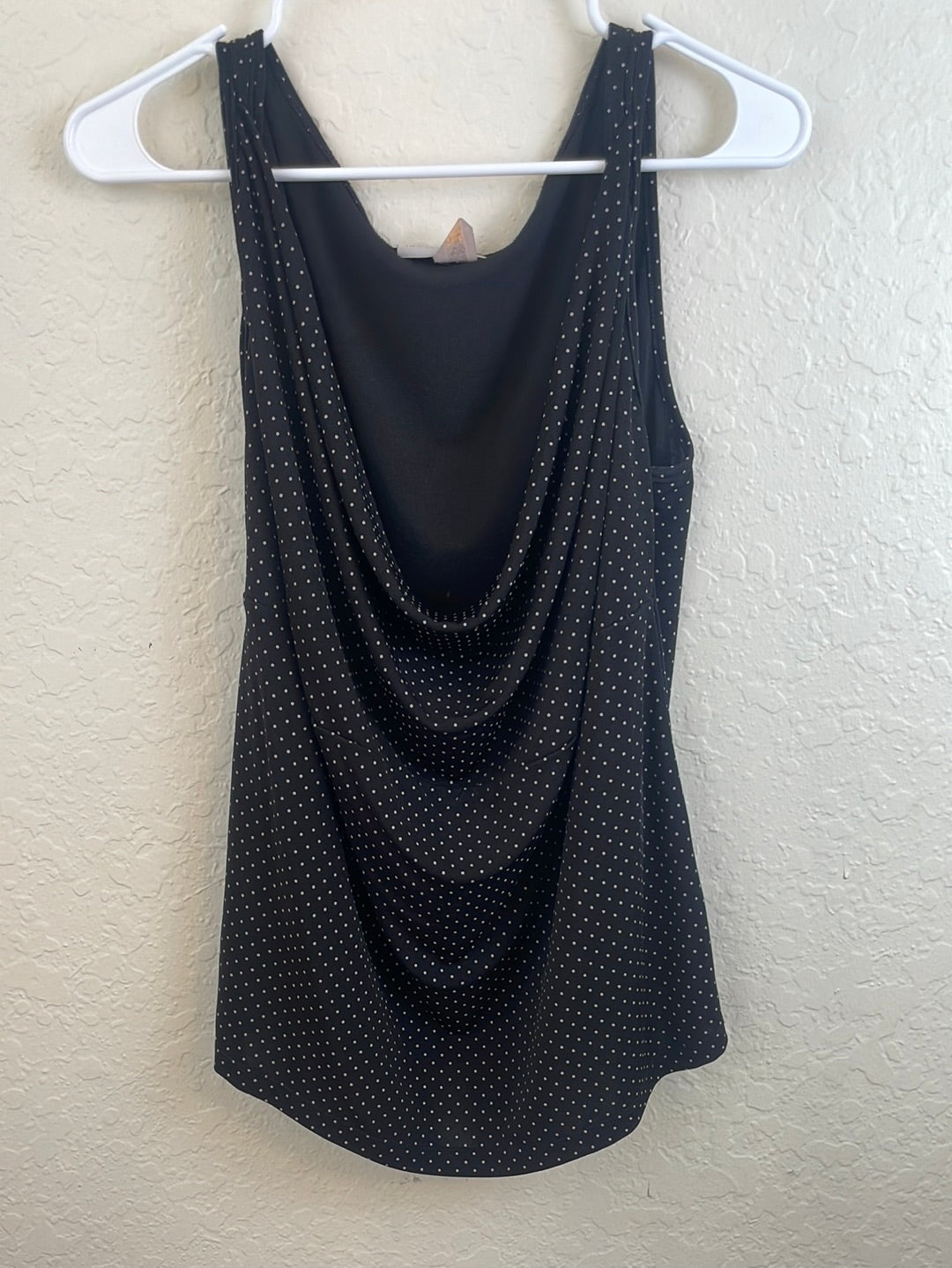 Y2k cowl neck slinky top