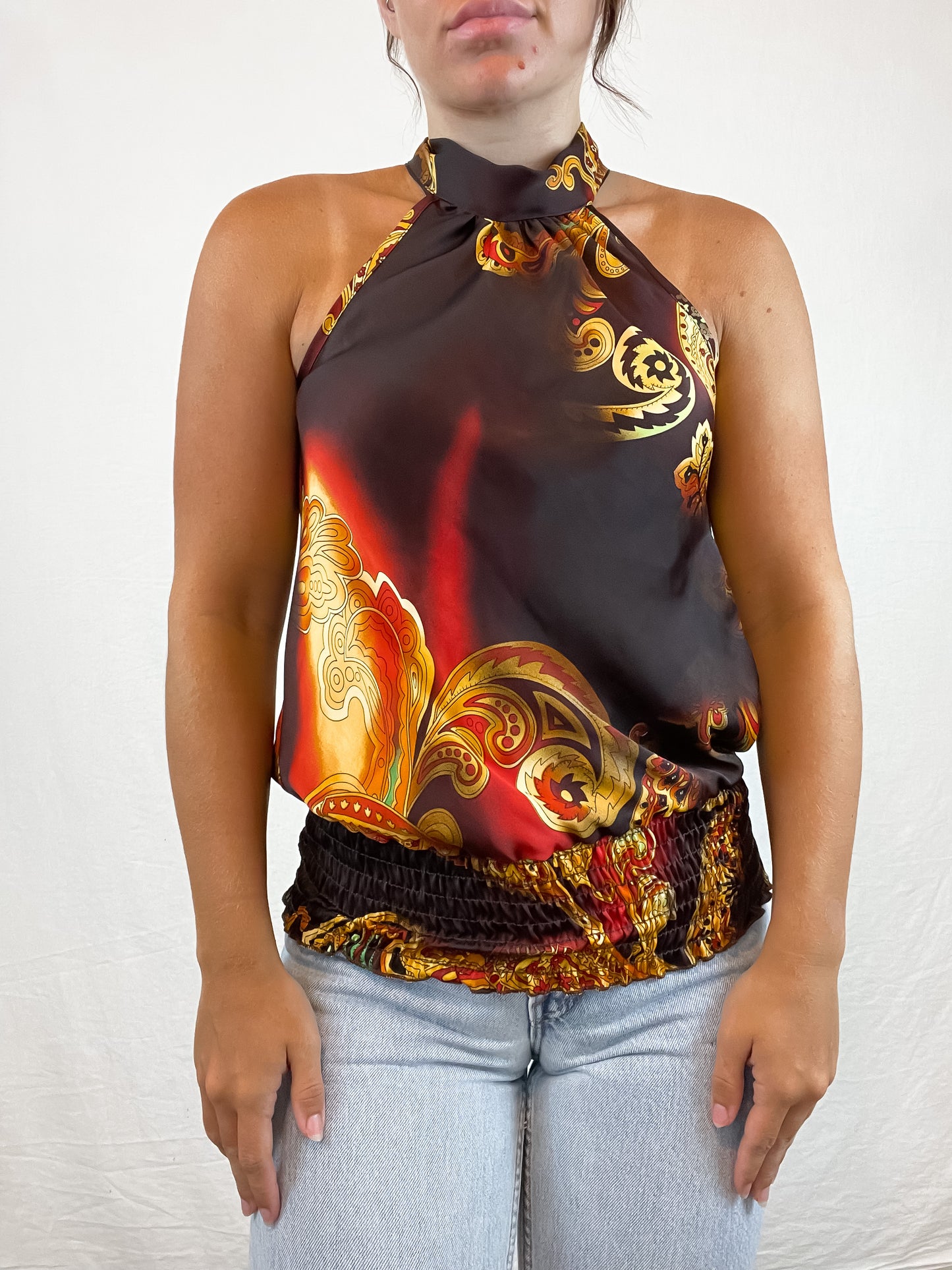 90s high neck top