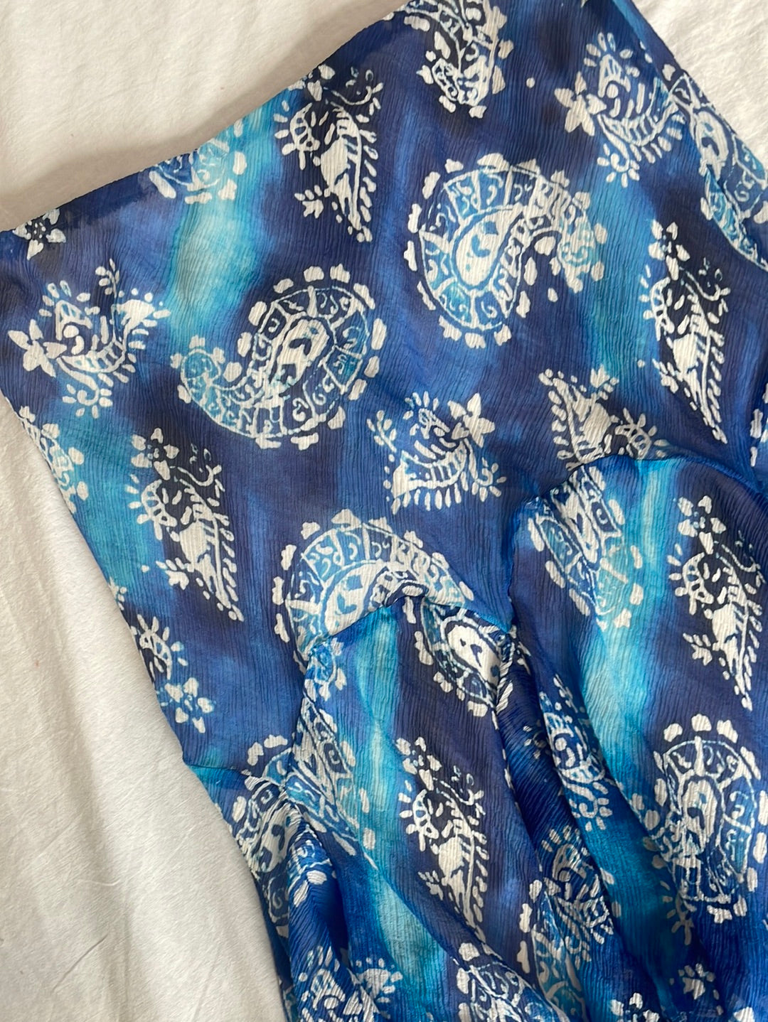RL paisley midi skirt