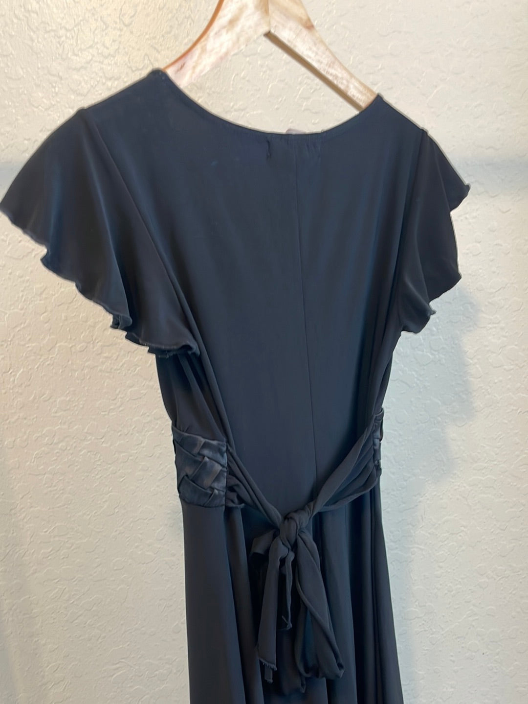 Y2k black asymmetrical dress
