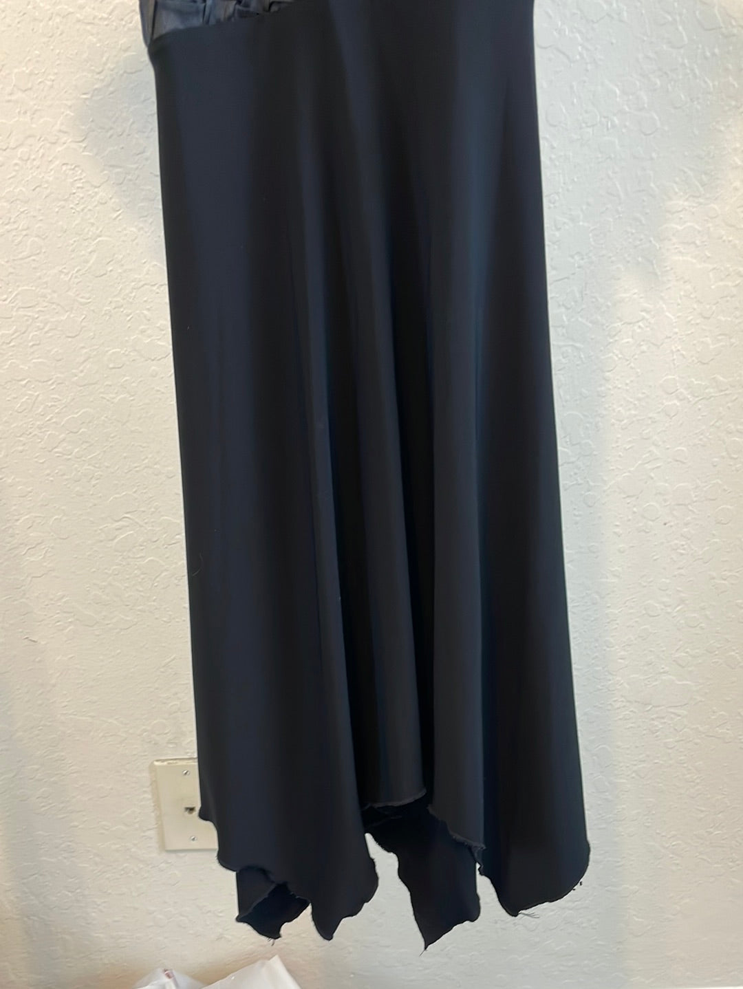 Y2k black asymmetrical dress
