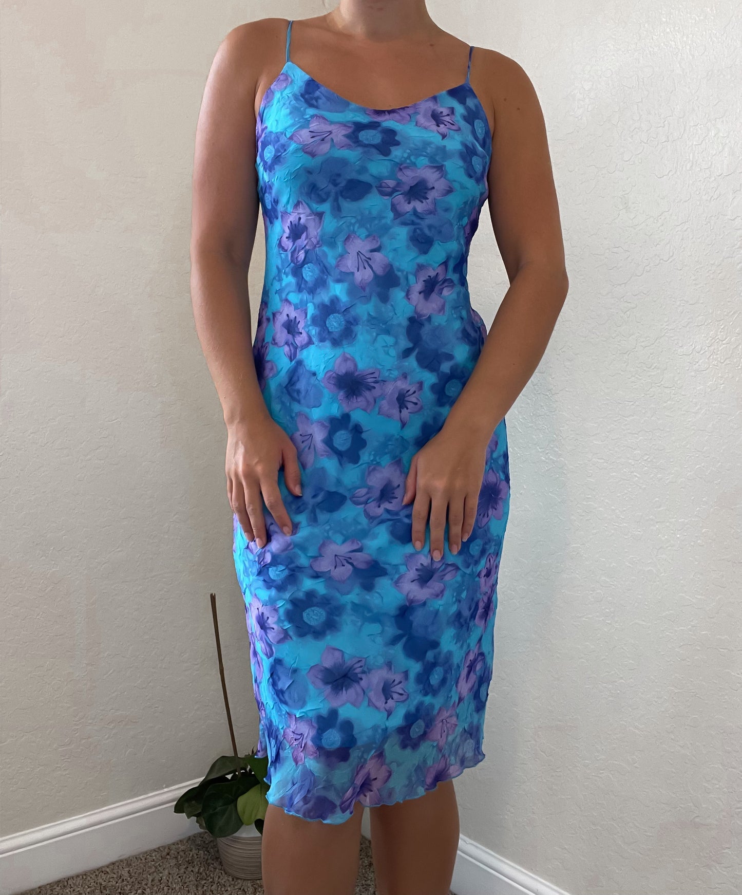 90s Hawaiian midi dress