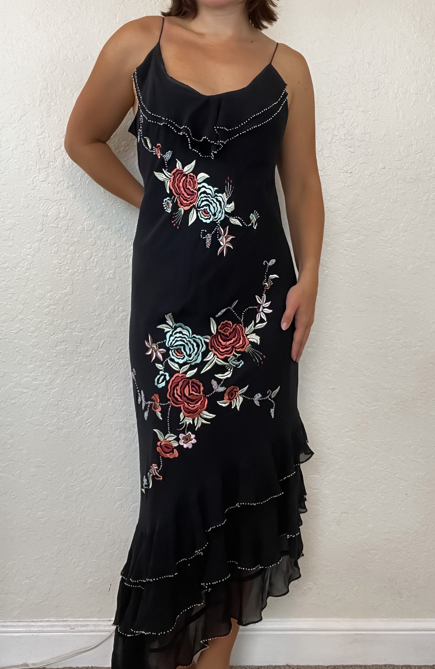 00’s mix it midi dress