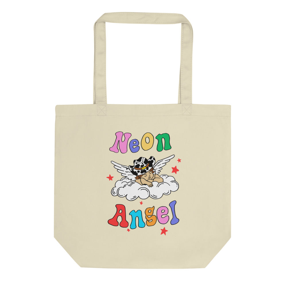 Neon Angel Eco Tote Bag