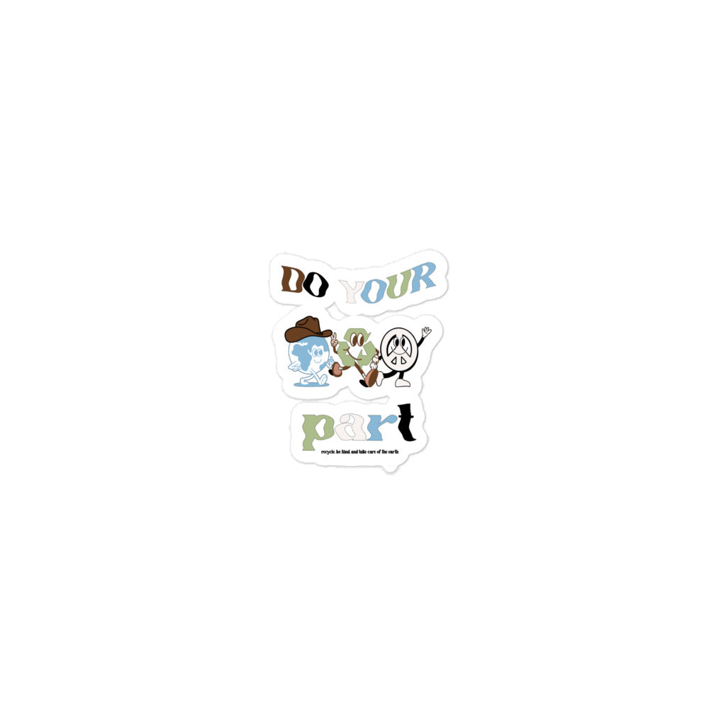 Do Your Part Sticker