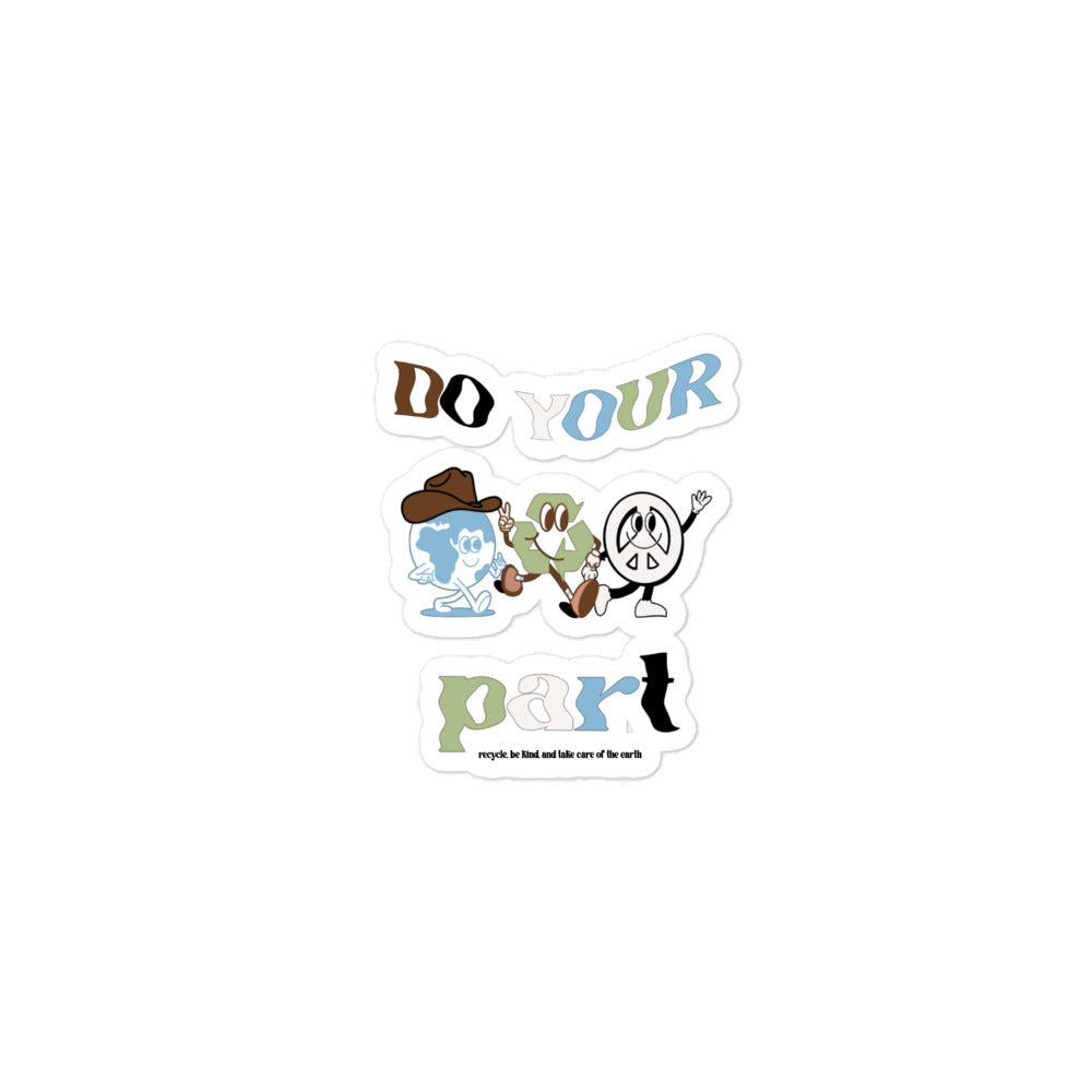 Do Your Part Sticker