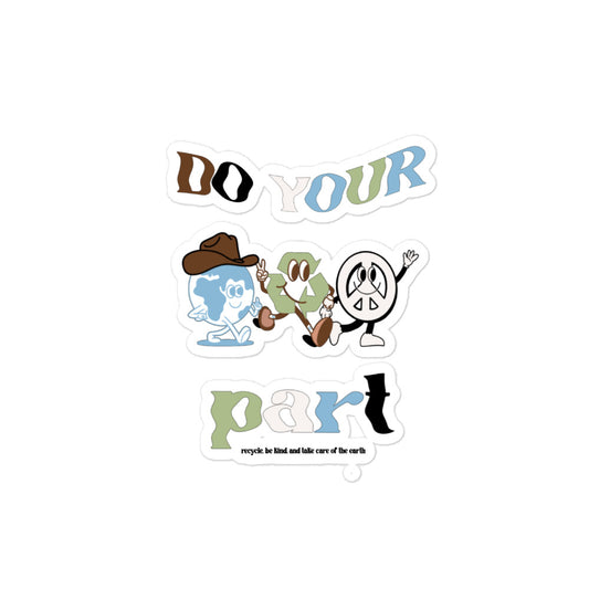 Do Your Part Sticker