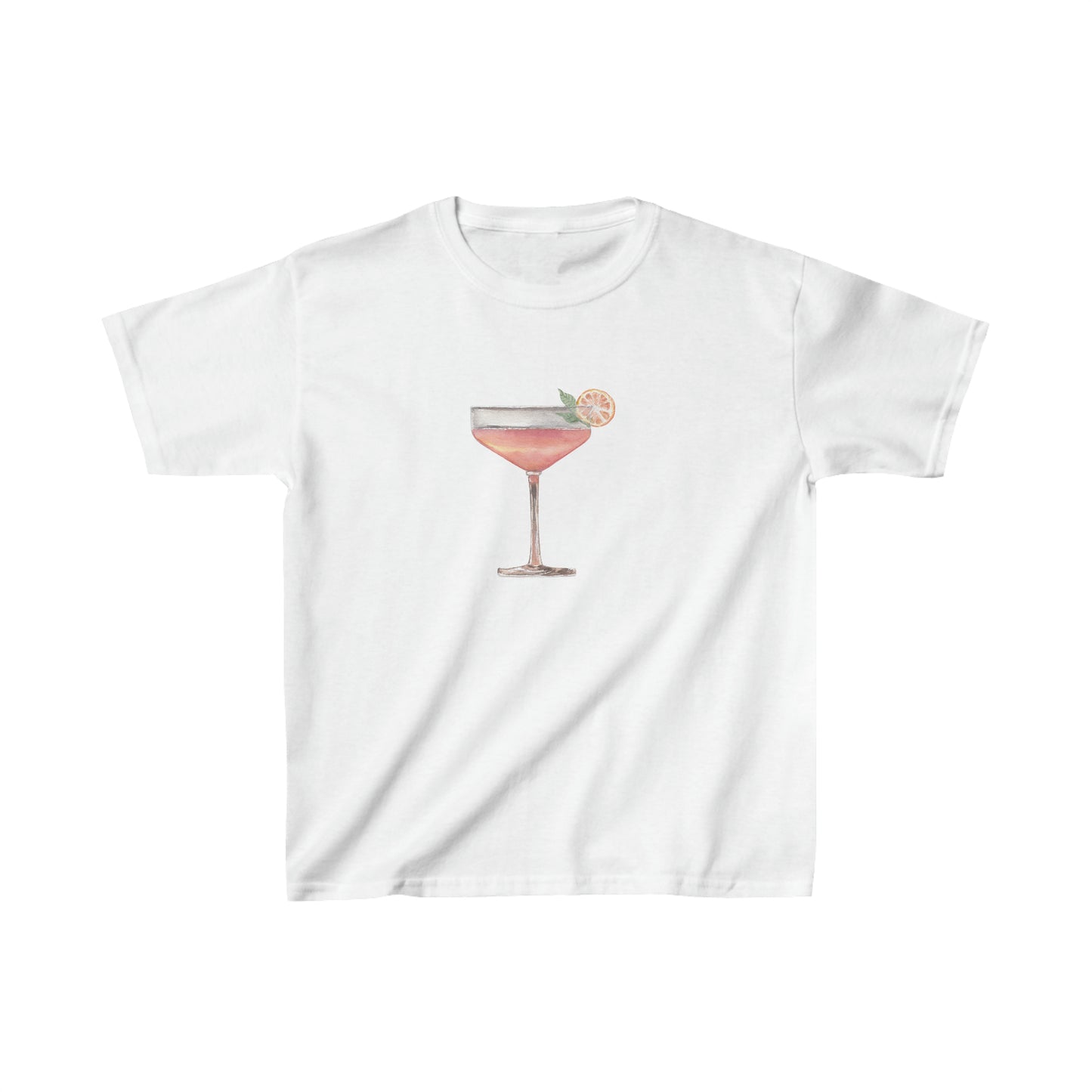 Grapefruit Cocktail Boxy Fit Baby Tee