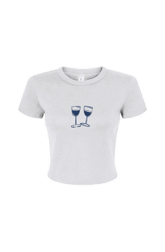 Cheers! Fitted Baby Tee