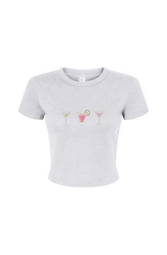 Cocktails Fitted Baby Tee