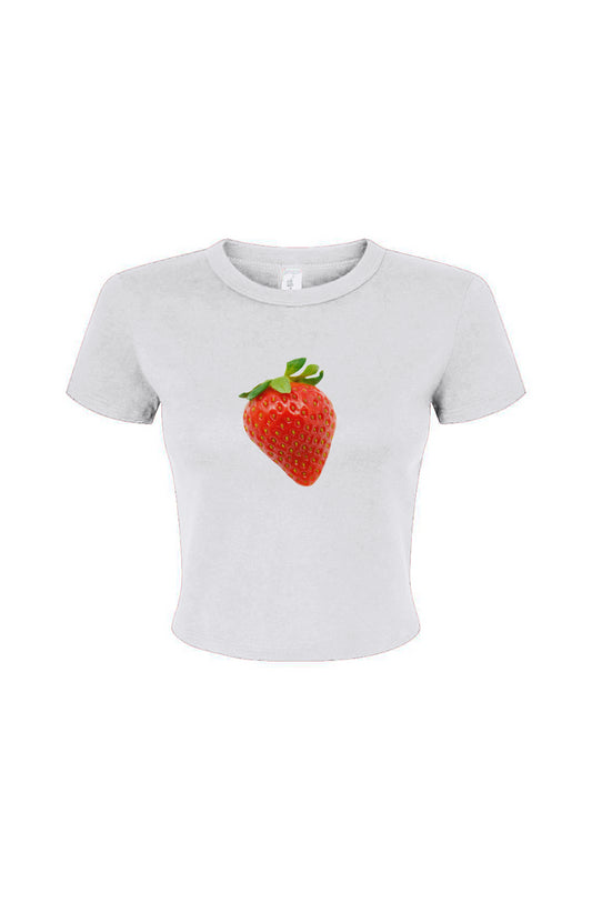 Strawberry Fitted Baby Tee