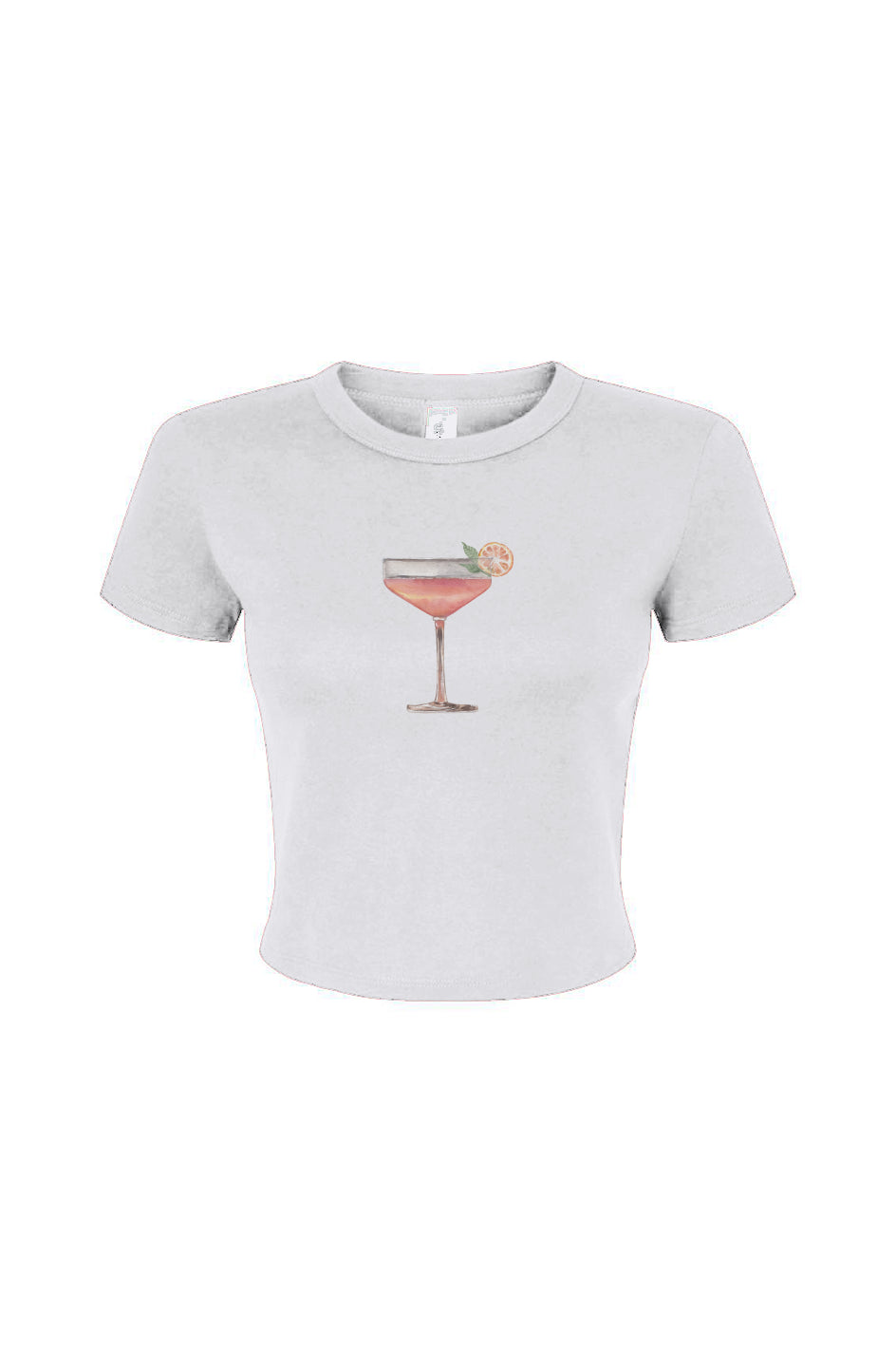 Grapefruit Cocktail Fitted Baby Tee