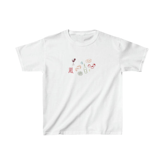 Dinner Party Boxy Fit Baby Tee