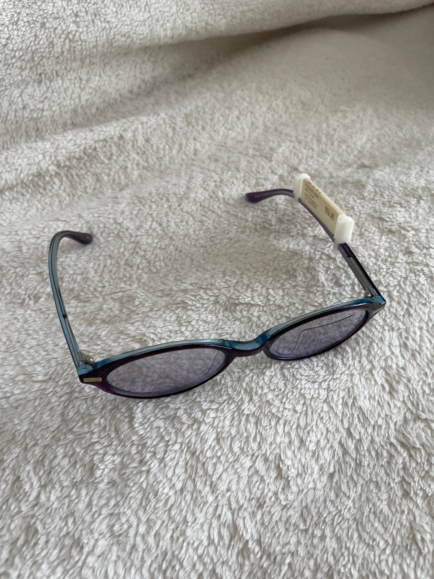 Purple & blue 90s Liz Claiborne glasses