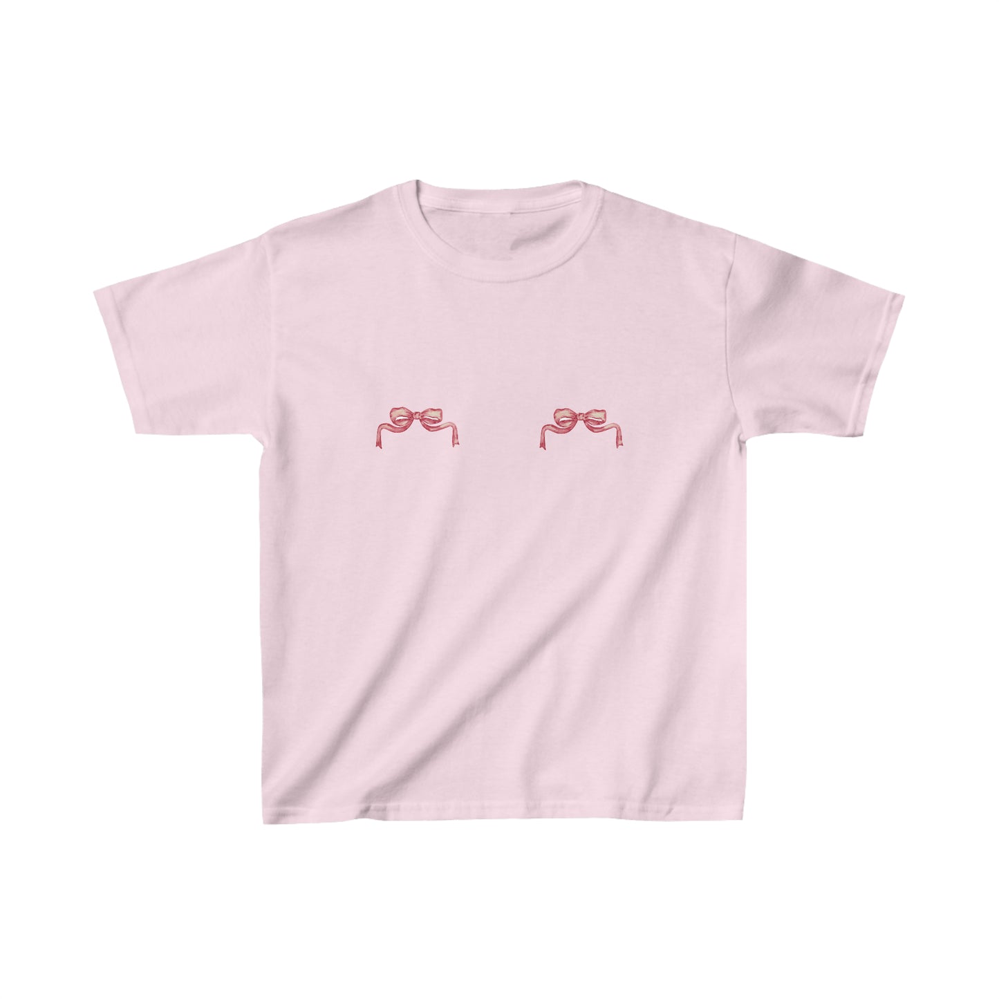 Bow Boobies Boxy Fitted Baby Tee