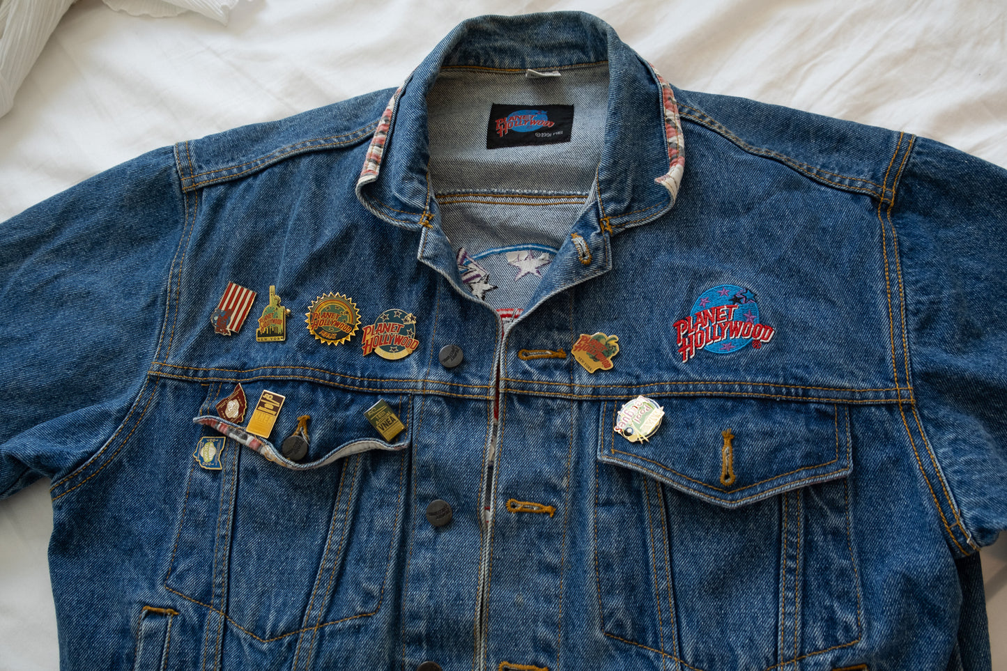 90's Planet Hollywood Jean Jacket