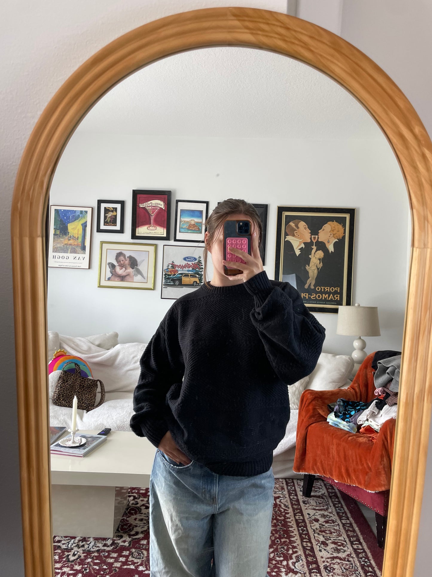 vintage black sweater