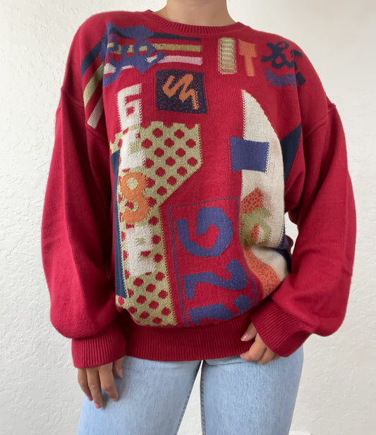 Abstract sweater