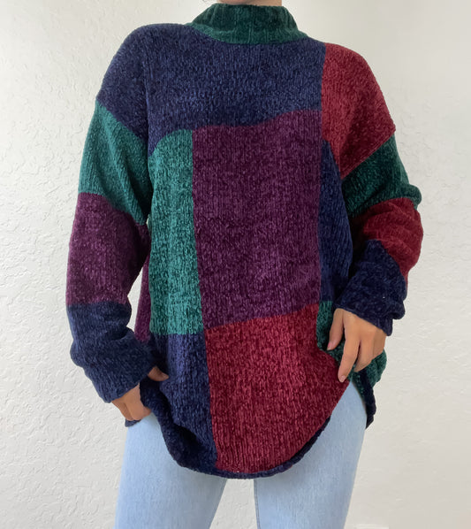 Colorblock sweater