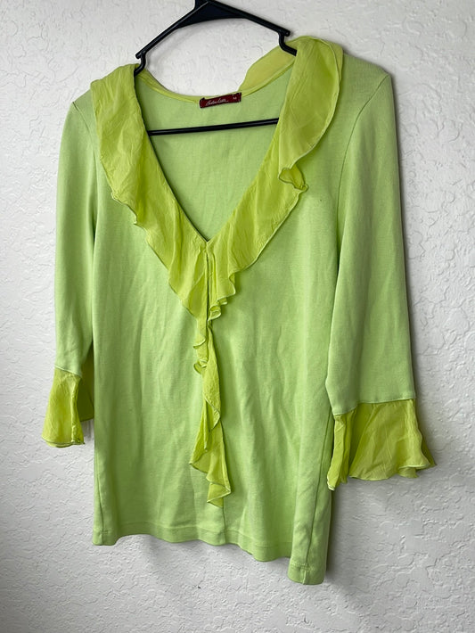 Green blouse