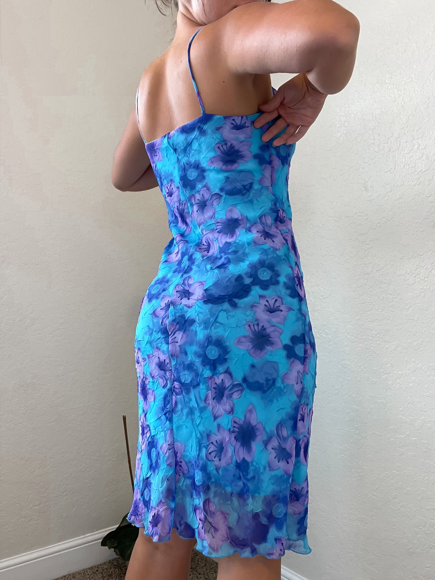 90s Hawaiian midi dress