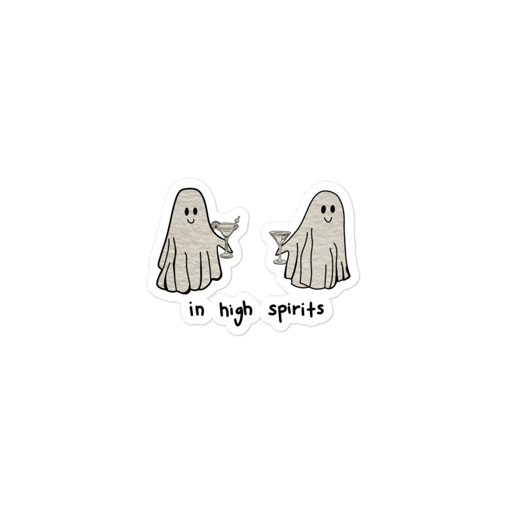 In High Spirits Halloween Sticker