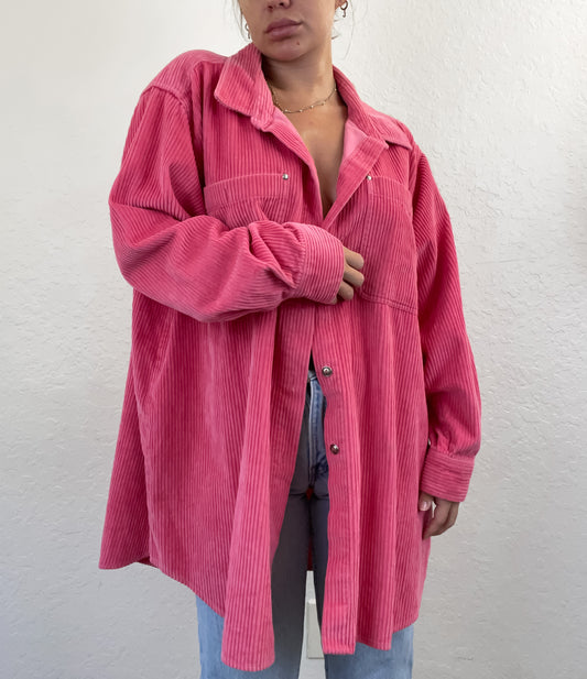 Pink corduroy jacket